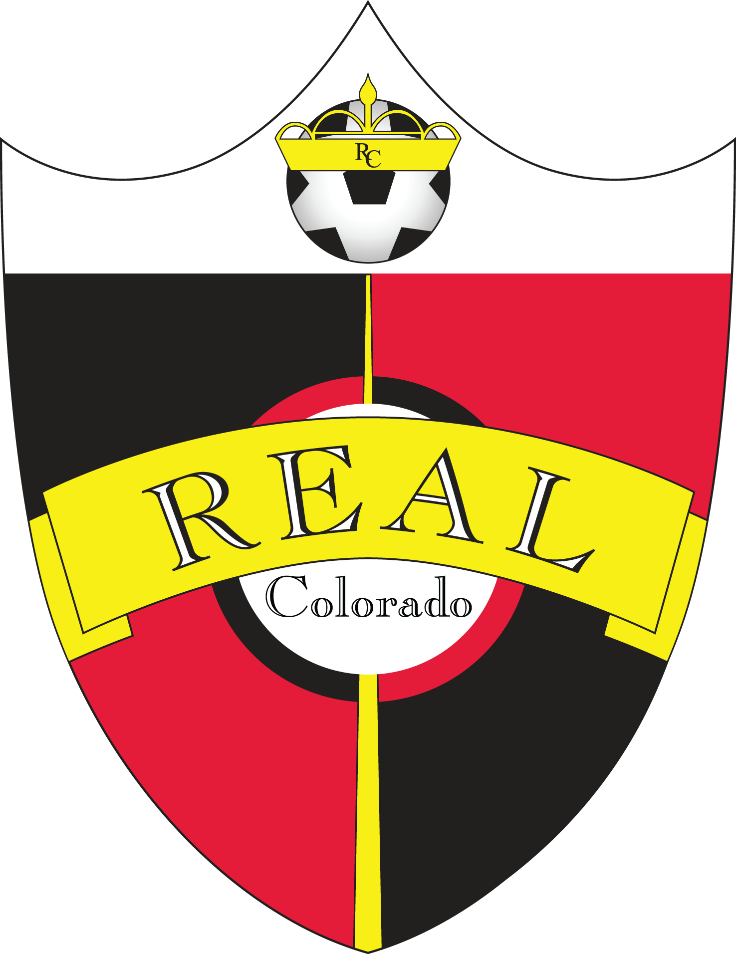Real Colorado Soccer Logo and PureShock Nutrition